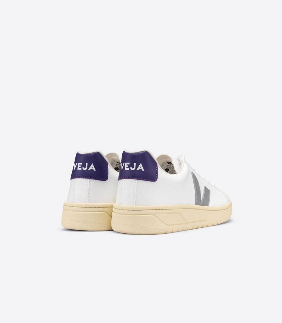 White Oxford-Grey Purple Women's Veja Urca Cwl Trainers | 07598-IPMY