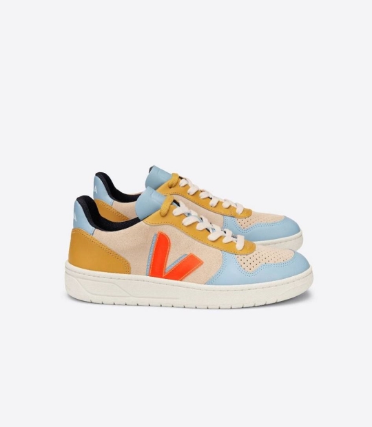 Sable Women's Veja X Make My Lemonade V-10 Suede Trainers | 79234-CSXK