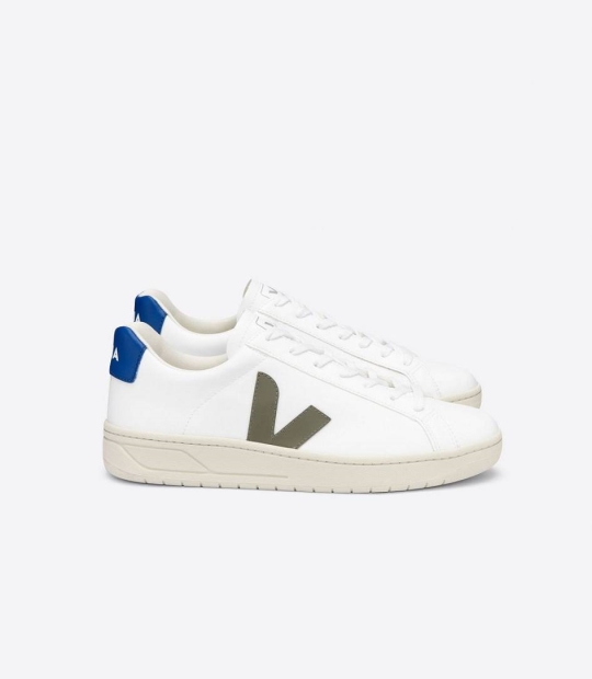 White Kaki Indigo Women's Veja Urca Cwl Trainers | 03928-VZHW