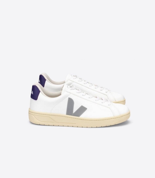 White Oxford-Grey Purple Women's Veja Urca Cwl Trainers | 07598-IPMY